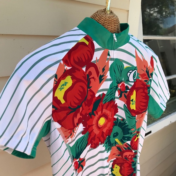 Pearl Izumi Elite Floral Short Sleeve Cycling Jersey Woman’s Size Medium - Picture 2 of 10